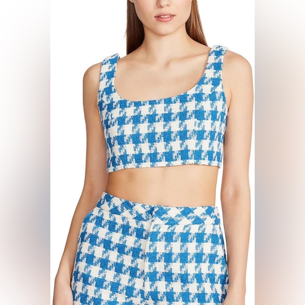 Steve Madden Apparel Women's Layla Top Aruba Blue Size L New